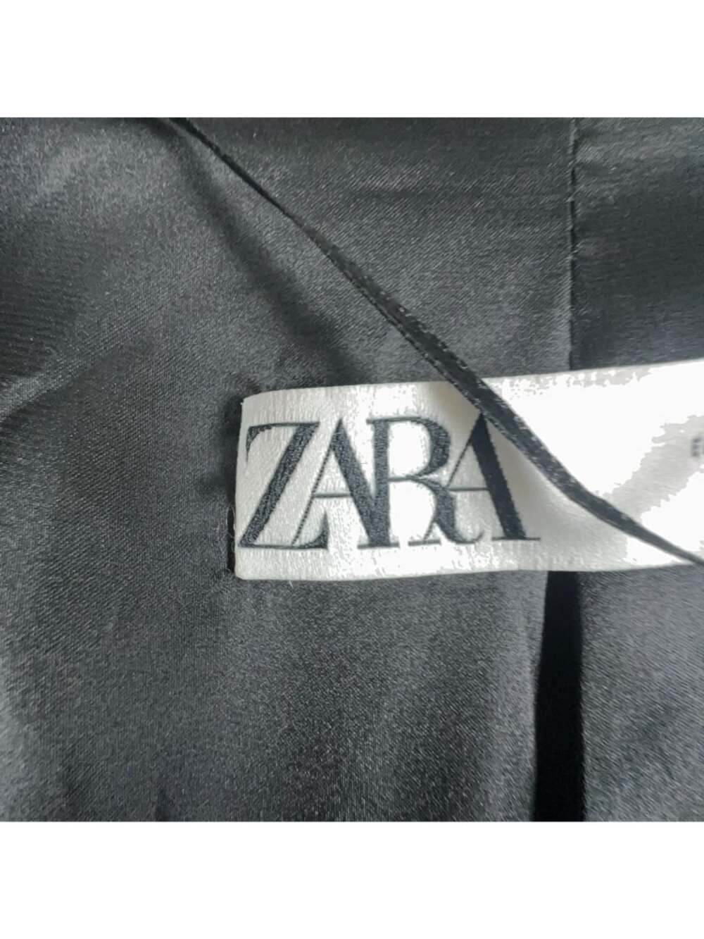 Zara Tie-Dye Velvet Long Coat Size Small Brown Gold Bbstract Pattern - Picture 7 of 14